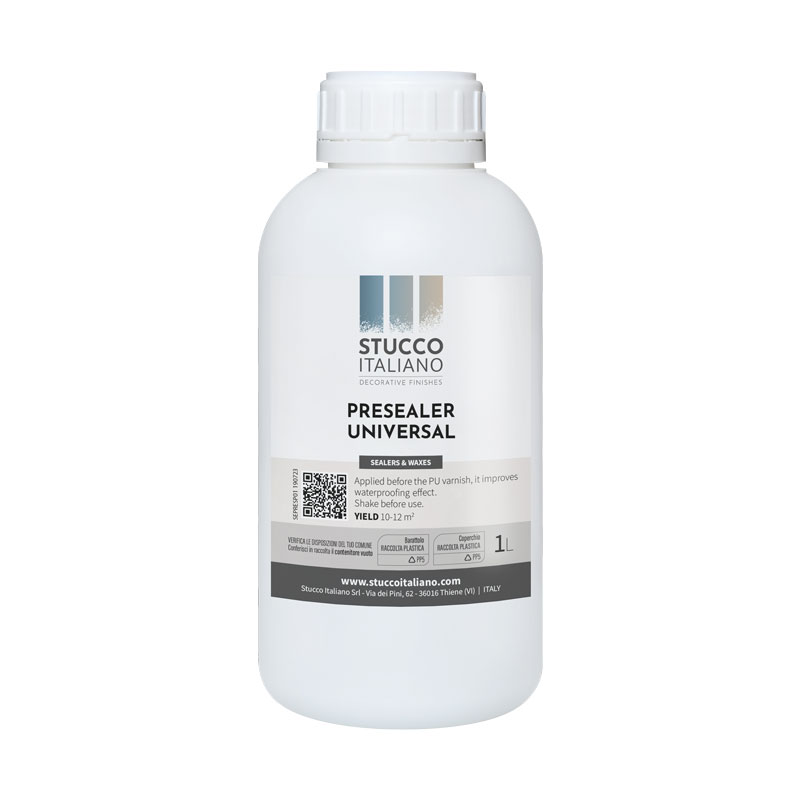 Stucco Italiano pre-sealers, sealers and varnishes